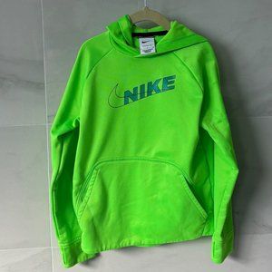 2/$16  Neon Green Hoodie - Boys Small fits (6/7)